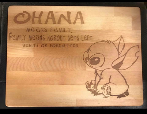 Ohana themed board