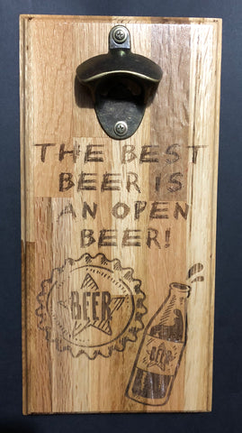 Beer!! themed bottle opener