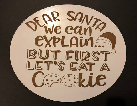 Santa Cookie board- Fun for kids