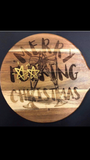 Merry F#%king Christmas cheese board