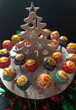 Cute Christmas tree lolly pop advent countdown