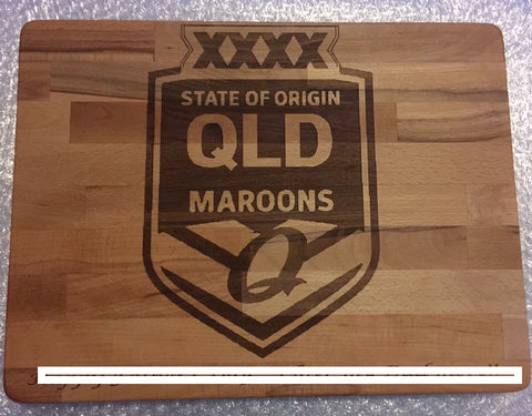 QLD Maroons themed board