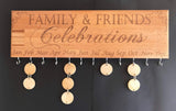 Family and friends celebrations calendar.