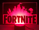 FORTNITE LED acrylic sign, can be personalised with name!!