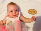 Cute baby age milestone plaques