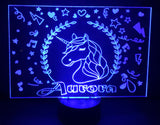 Unicorn acrylic sign, can be personalised with name!!